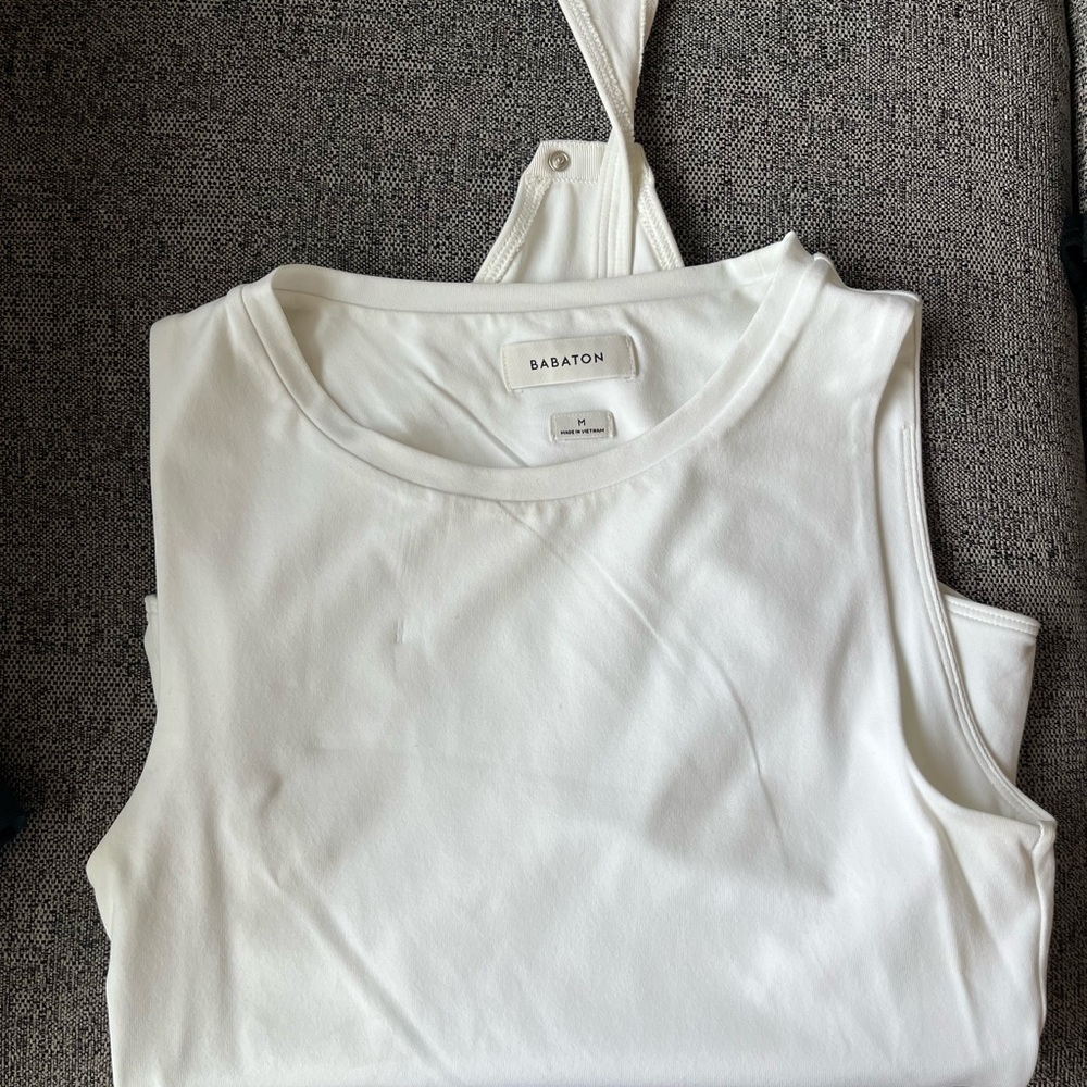 Babaton Cream Sleeveless Top
